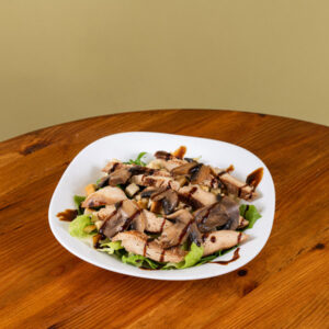 grilled chicken mushroom salad
